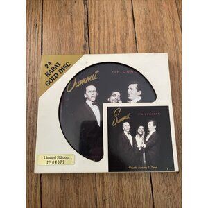 The Summit-In Concert-Sinatra-Martin-Davis-24k Gold Limited Edition #16468-Rare